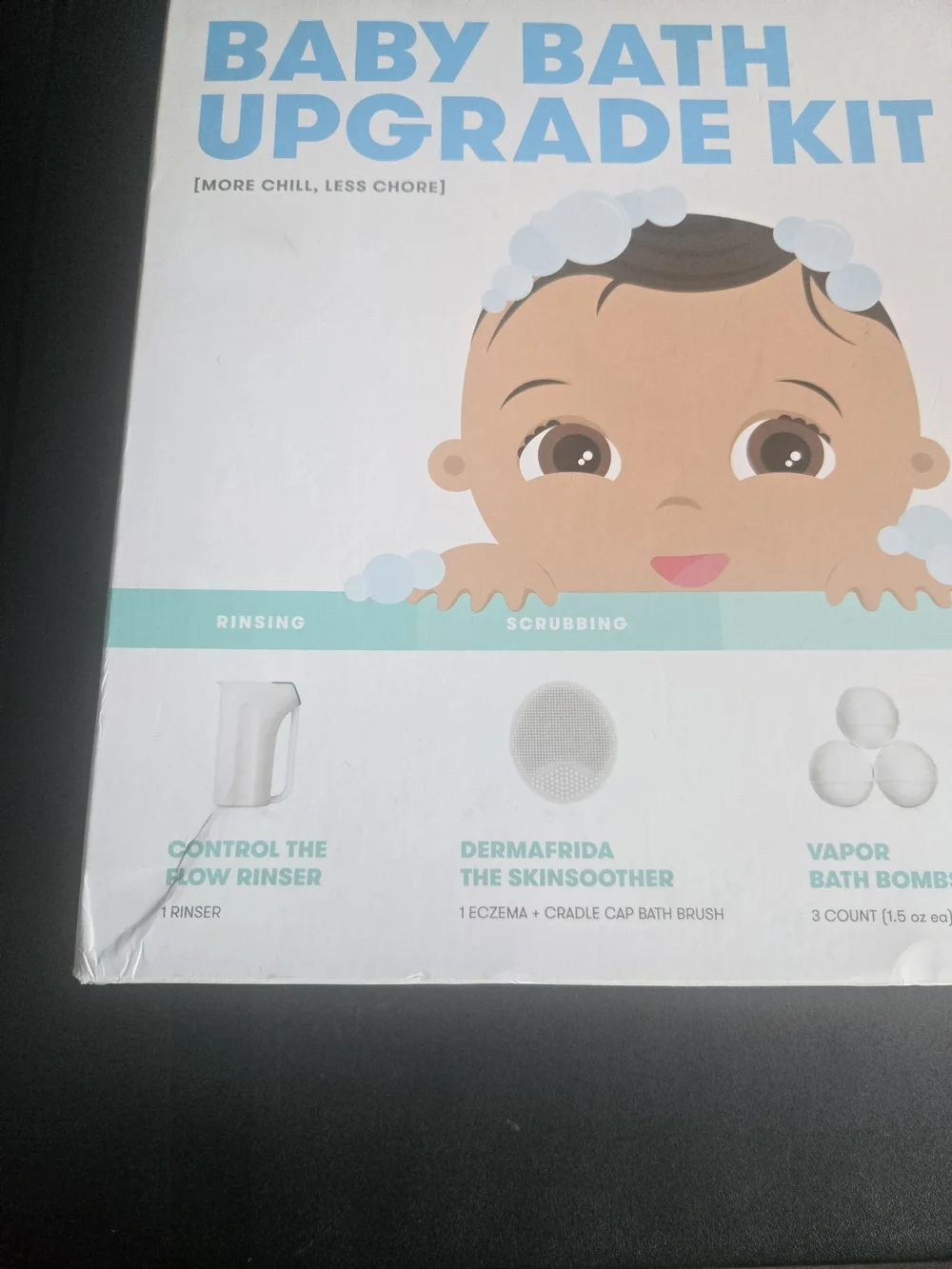 Frida Baby Baby Bath Upgrade Kit - White/Blue